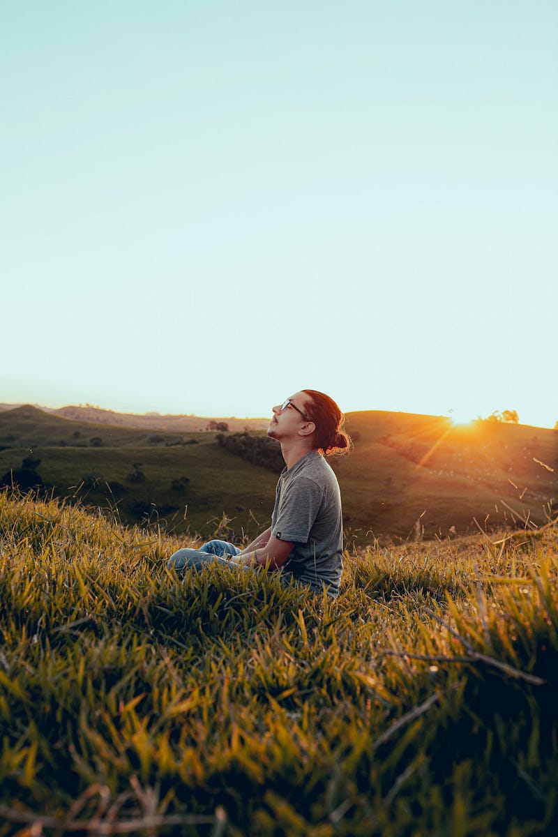 A tranquil morning routine