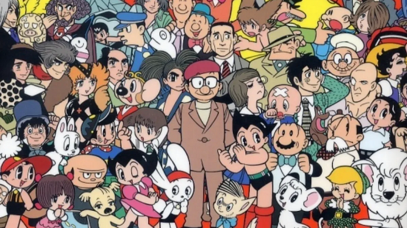 Osamu Tezuka and his legendary characters