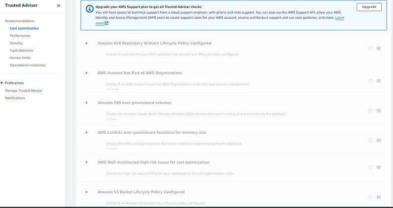 Importance of upgrading AWS Support Plans