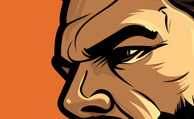 Vectorized close-up detail