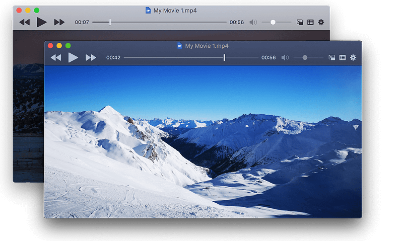 IINA Media Player Interface