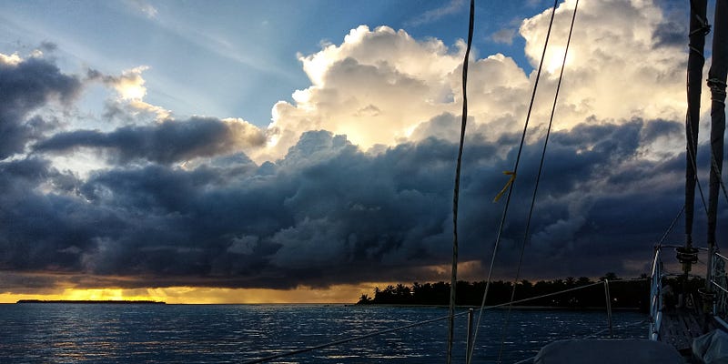 Sailing in the Indian Ocean, Cocos Keeling