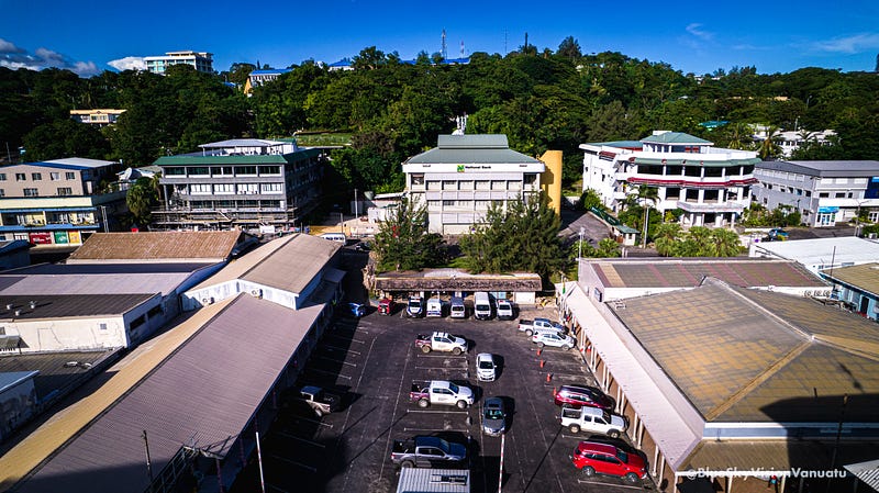 Aerial view of Port Vila, Vanuatu