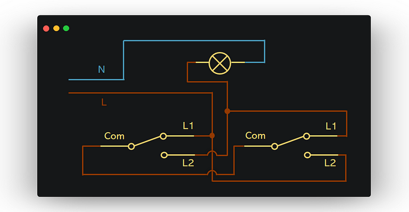 Alternative wiring solution 1