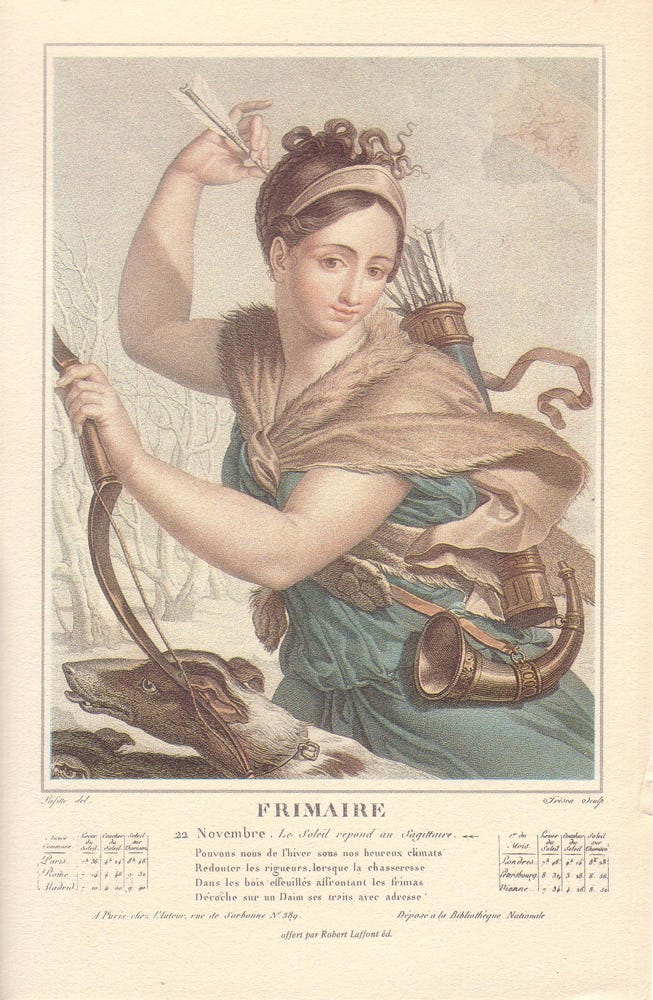 Illustration from the French Revolutionary calendar