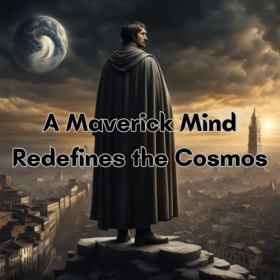 Giordano Bruno, the Renaissance philosopher who challenged cosmic norms.