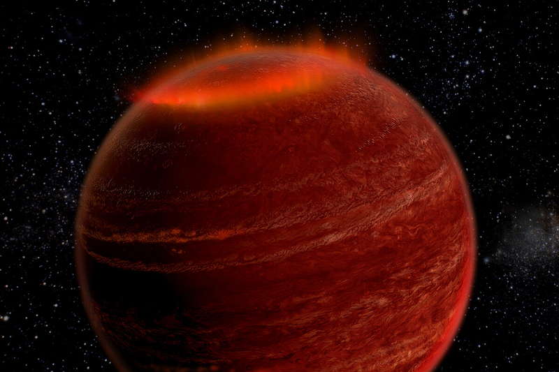 Artistic representation of a brown dwarf