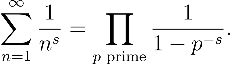 Compact Representation of the Riemann Zeta Function