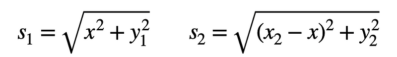 Path length equations in different mediums