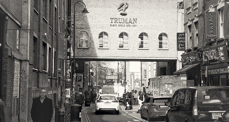 The Black Eagle Brewery on Brick Lane