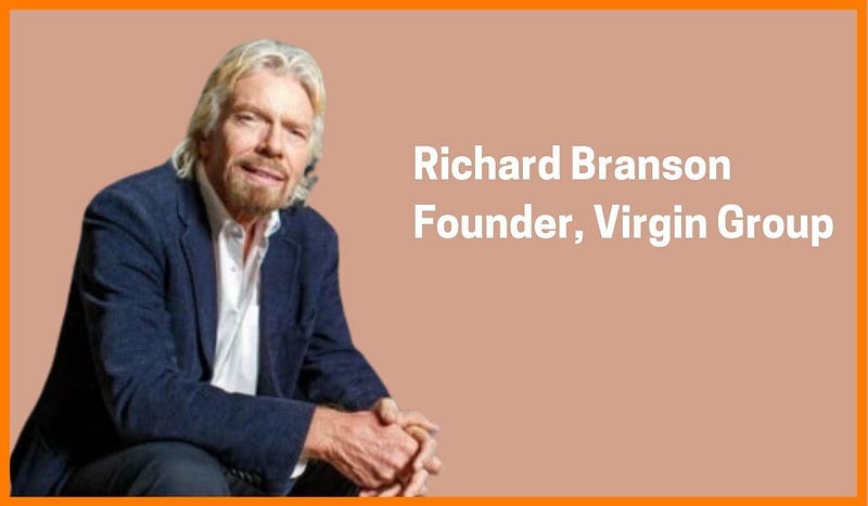 Richard Branson, founder of Virgin Group