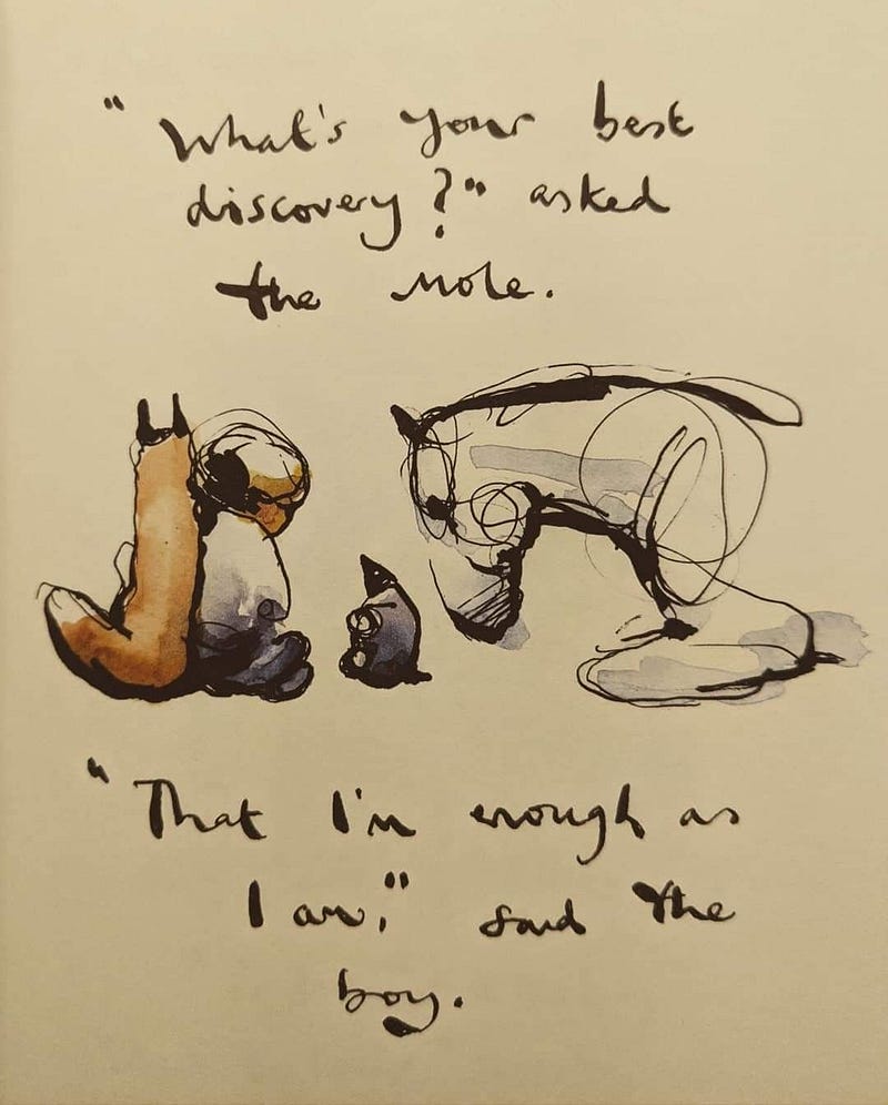 Another touching moment from *The Boy, the Mole, the Fox and the Horse*