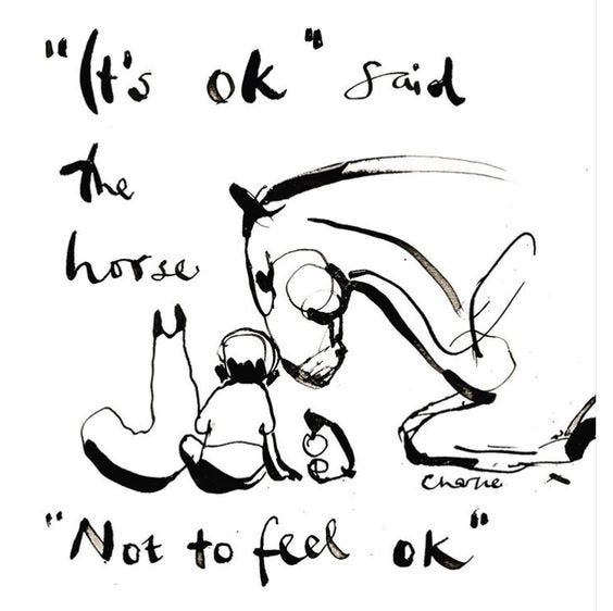 A comforting scene from *The Boy, the Mole, the Fox and the Horse*