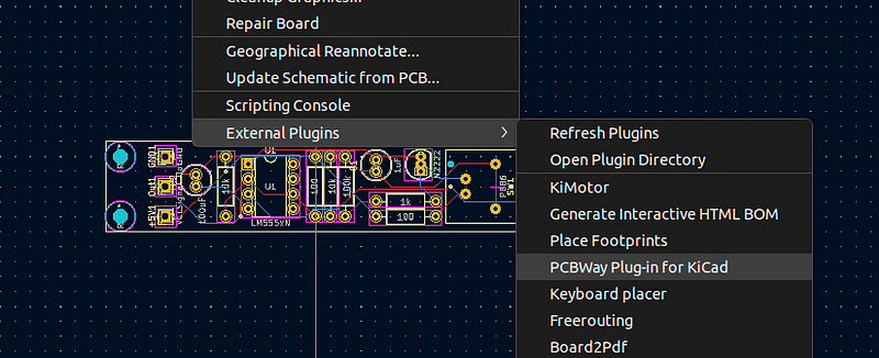 Image of the PCB order process