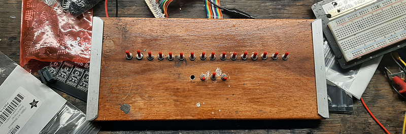 Prototype of the LED toggle switch