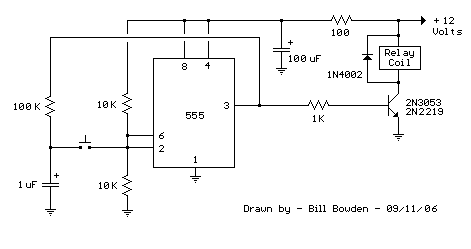 Circuit diagram from Bill Bowden