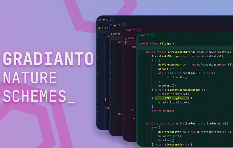 Gradianto Theme for JetBrains IDE