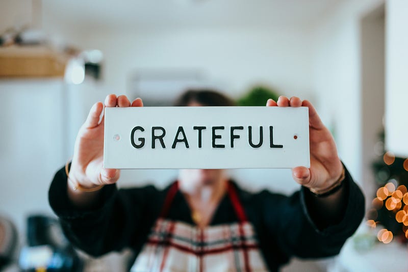 Reflecting on gratitude and health