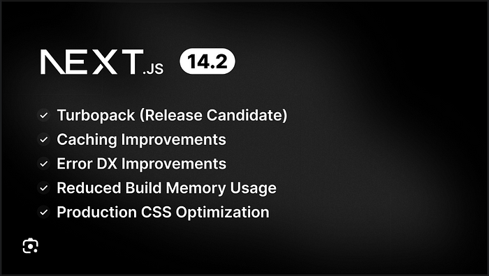 Next.js 14.2 Features Overview