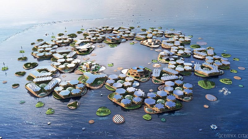 Floating community layout