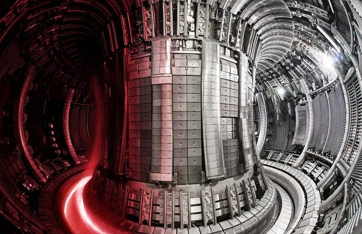 Inside the JET Fusion Reactor