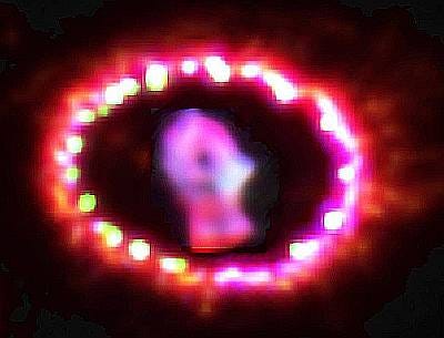 X-ray image of a supernova shockwave