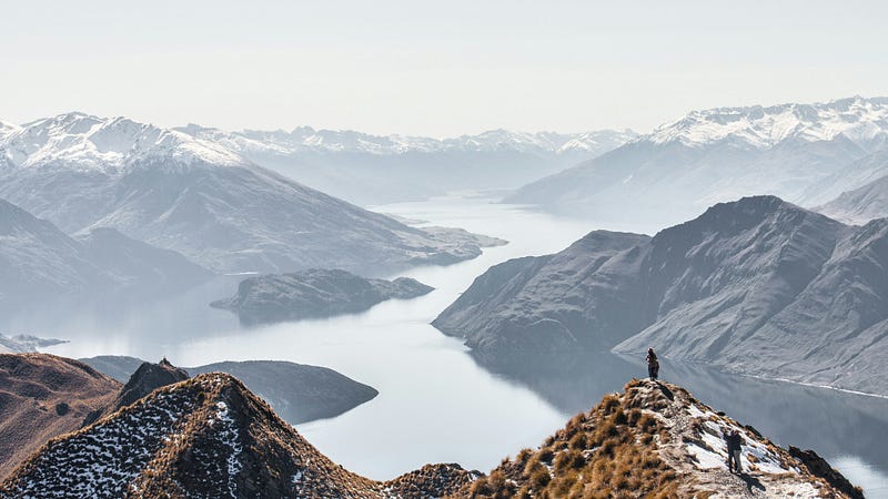 A breathtaking view of New Zealand's landscape